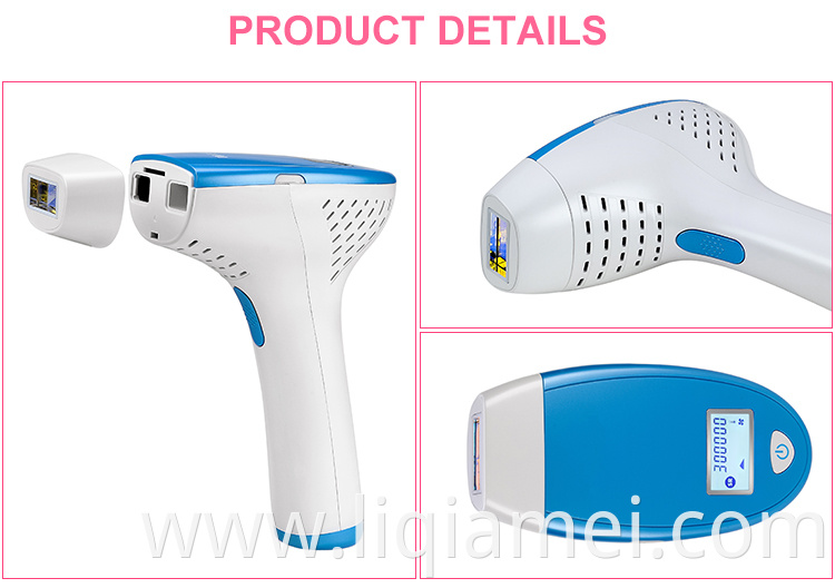 Portable skin rejuvenation ipl hair removal device home use
